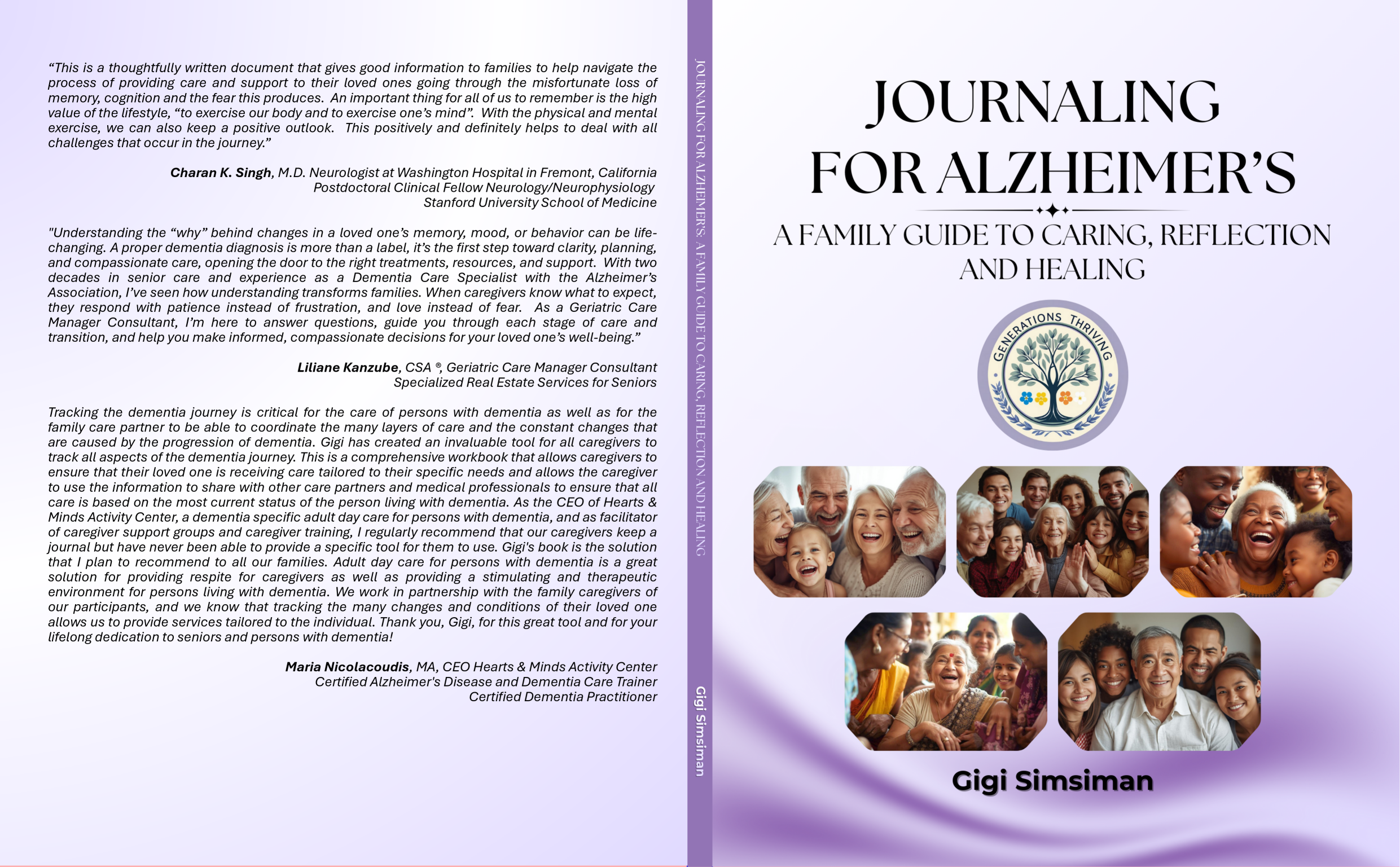Journaling for Alzheimer’s book cover