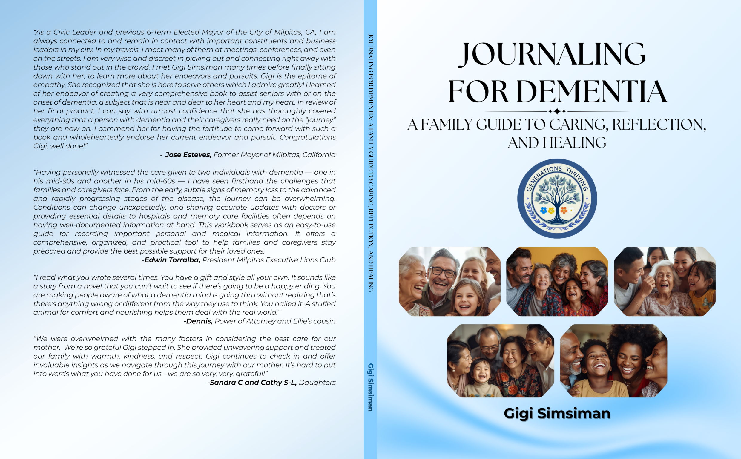 Journaling for Dementia book cover